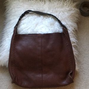 Beautiful brown pebbles leather Lucky brand bag
